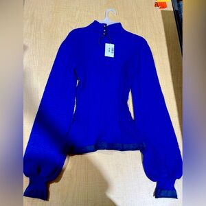 Royal Blue Long Sleeve Sweater